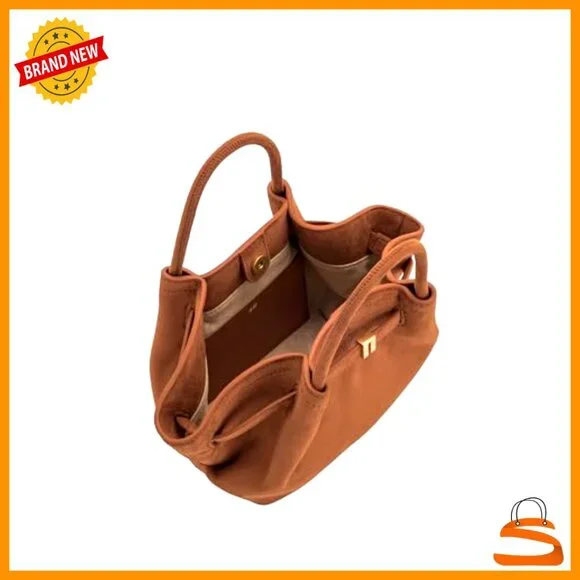 Mini Tote Bag with Shoulder Strap, Polyester Spandex, Gold Hardware - Picture 4 of 7